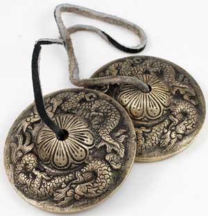 Dragon Tingsha Cymbals 3" Dragon Tingsha Cymbals 3"