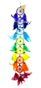 3' Chakra dream catcher 3' Chakra dream catcher